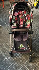 Passeggino Cybec Mios + ovetto Springblossom dark