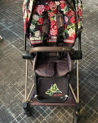 Passeggino Cybec Mios + ovetto Springblossom dark