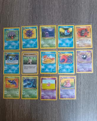 Lotto Carte Pokémon Comuni / Non Comuni - Set Foss