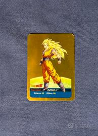 Goku Supersayan 3 - Lamincard Edibas n. 16 gold