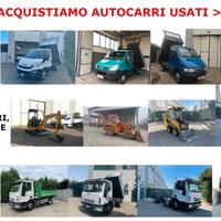 Acquistiamo Veicoli commerciali usati