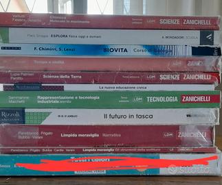 libri scolastici 1 e 2^ superiore tecnico