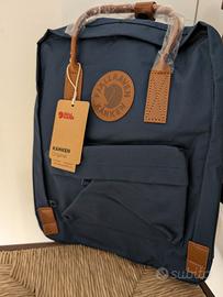 Zaino Fjällräven Kånken Classic Navy Blu Originale
