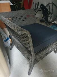 Poltrona in rattan IKEA