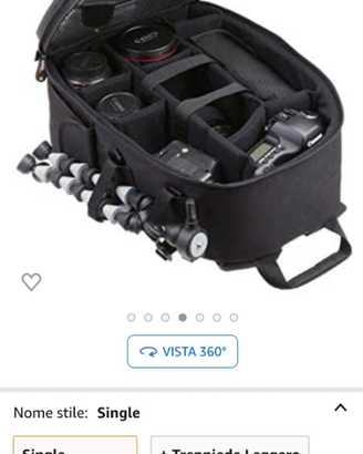 Zaino per fotocamera SLR