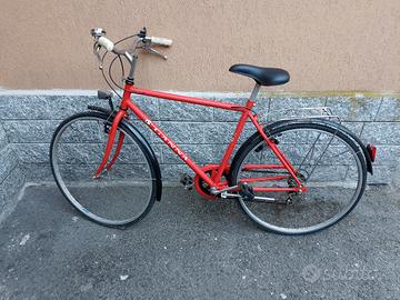 Bicicletta Ganna rossa