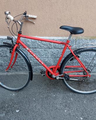 Bicicletta Ganna rossa