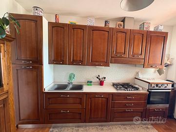 Cucina stile arte, povera in legno