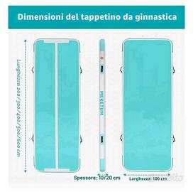 Air track tappetino ginnastica artistica 