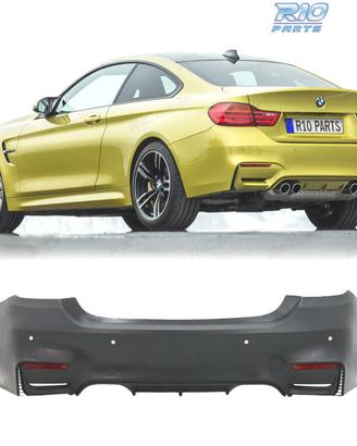 PARAURTI POSTERIORE BMW F32 F33 LOOK M4 PDC CON DI