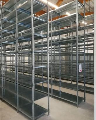 Scaffale metallico 6mt x h.3mt x prof.80cm