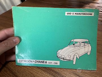 Libretto uso e manutenzione Cytroen Dyane