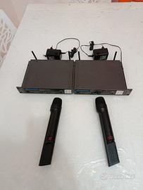 doppio radiomicrofono sennheiser 