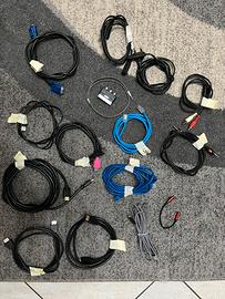 Set 16 cavi Audio/Video/informatica hdmi usb rj45