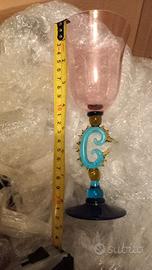 BICCHIERI VETRO MURANO 