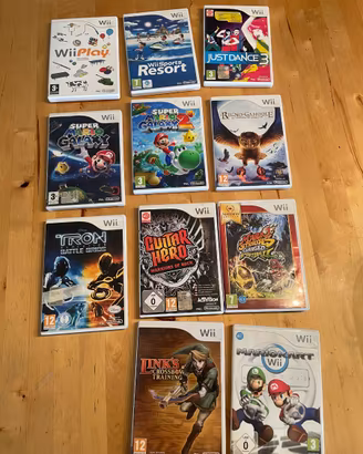 Lotto 11 giochi Nintendo Wii