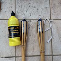 Lampade ad olio per giardino più olio alla citrone