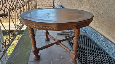 tavolino legno vintage