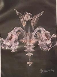 Parure in cristallo ambrato