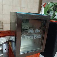 Mini frigorifero RED BULL acciaio inox serigrafato