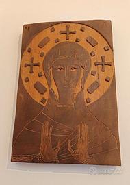 Quadro in legno intagliato