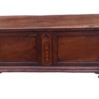 Cassapanca Emiliana intarsiata XVIII sec. Rolo