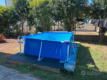 Piscina intex 3/2 completa di tutto