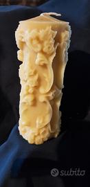 Candela in cera d'api 