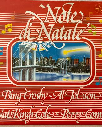 Disco Vinile 33 giri “Note di Natale” vintage