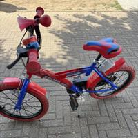 Bici di spiderman
