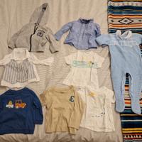 6/9 mesi magliette camice tuta neonato stock