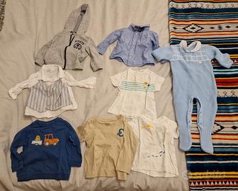 6/9 mesi magliette camice tuta neonato stock