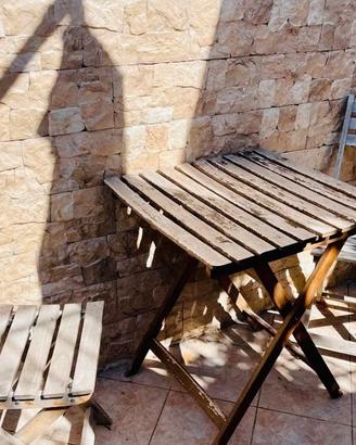 Tavolo con sedie legno ikea