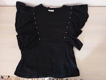 Maglia maniche a farfalla