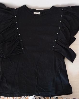 Maglia maniche a farfalla