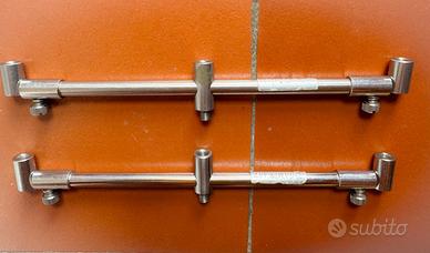 Carp fishing buzzbar acciaio nuovo
