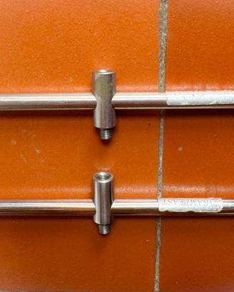 Carp fishing buzzbar acciaio nuovo