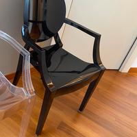 Sedia braccioli Kartell Louis Ghost