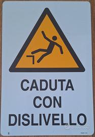 Cartello da cantiere Caduta con dislivello