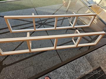 Coppia porta CD/DVD in metallo