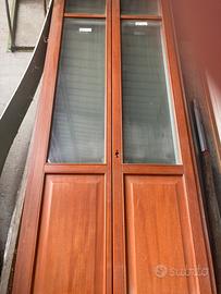 4 NUOVI Portoni in Mogano Lamellare