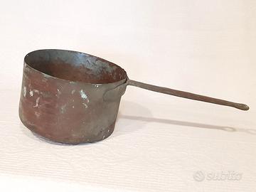 Casseruola 18° secolo Danimarca in rame - Antico