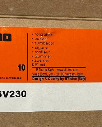 Ronzatore bticino JW4356V230