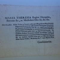 Documento settecentino 1741 Milano - Maria Teresa