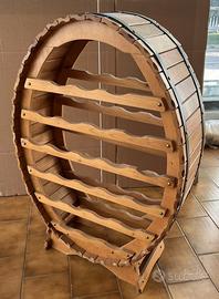 Cantinetta porta bottiglie in legno