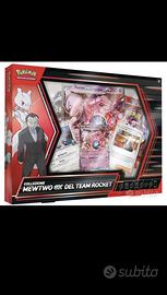 Carte pokemon box, collezione mewtwo ex rocket