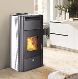 Termostufa Pellet o Stufa Canalizzata  10kw 13 ecc