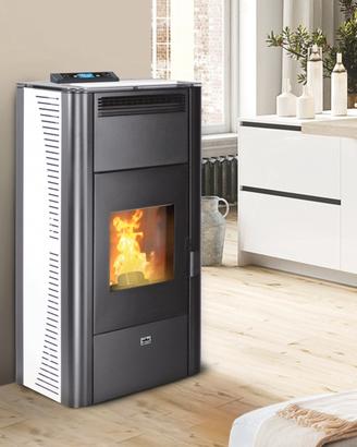 Termostufa Pellet o Stufa Canalizzata  10kw 13 ecc