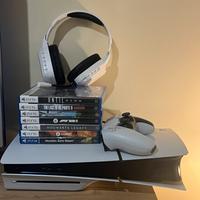 Ps5 + 7 giochi + Cuffie nuove