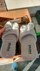 Babbucce da donna in cotone